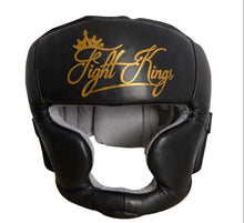 Load image into Gallery viewer, Fight Kings Premium Head Guard- Black